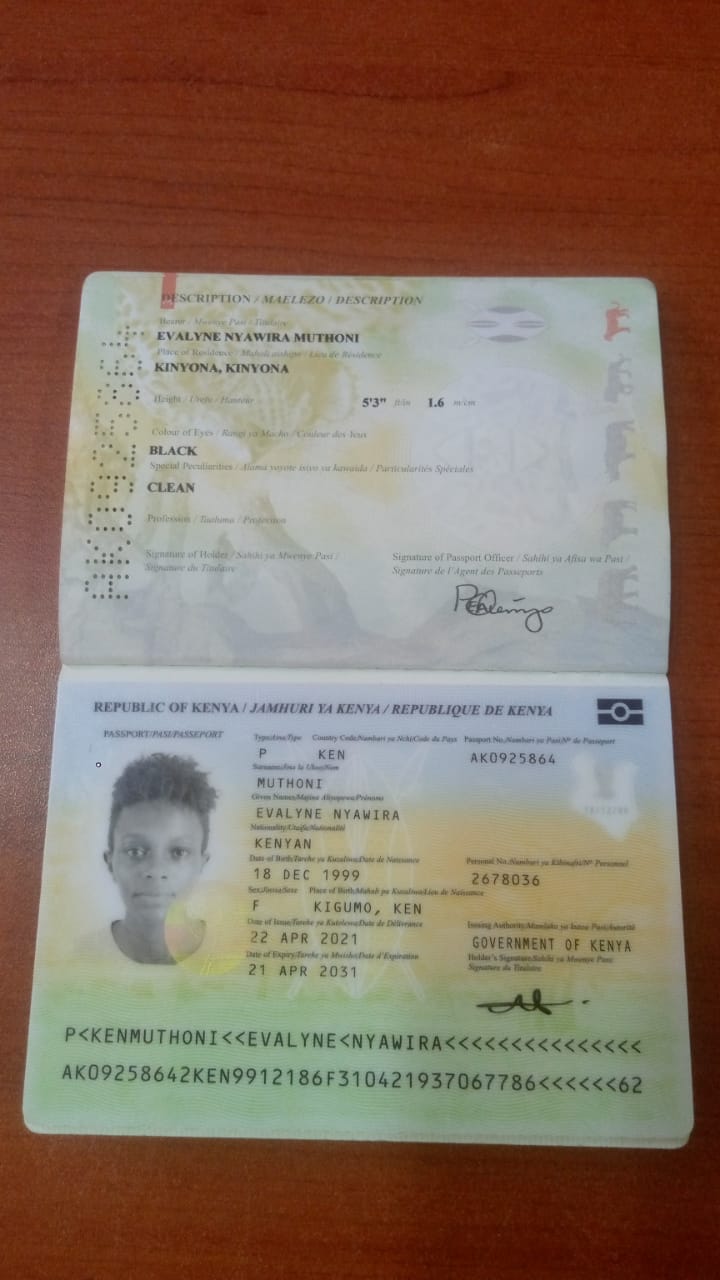 EVALYNE NYAWIRA MUTHONI